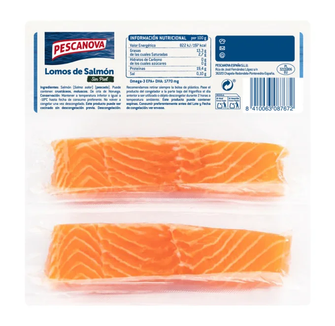 Lomos de Salmón 250g