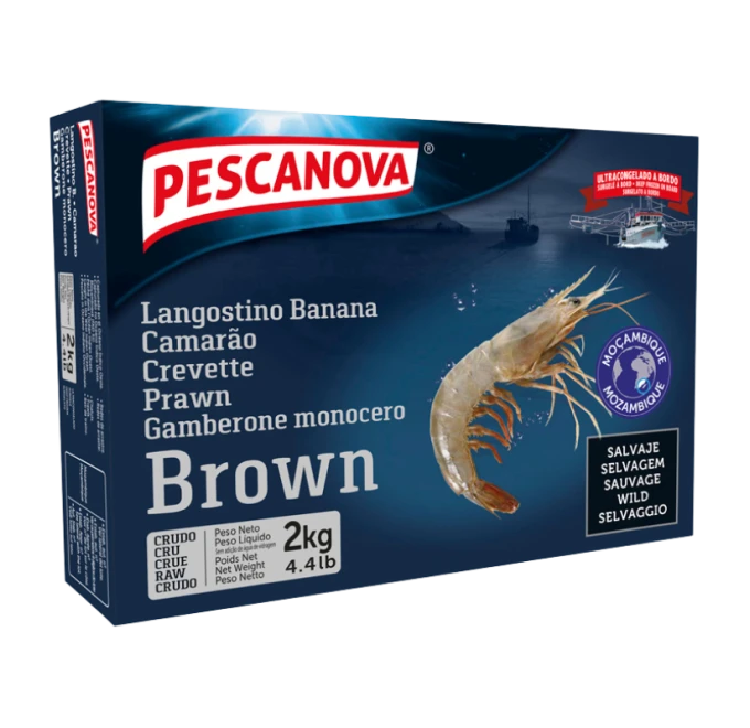 Langostino brown 2kg pescanova