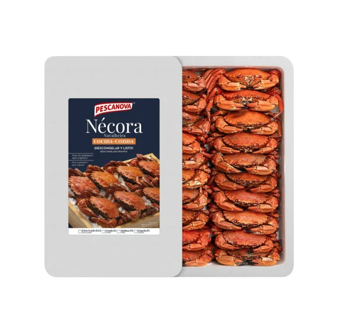 Nécora cocida 1kg compra online pescanova marisco cocido congelado