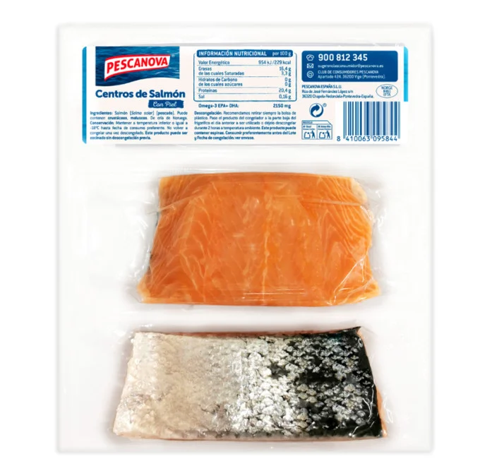 Centros de Salmón 250g | Pescados | Pescanova