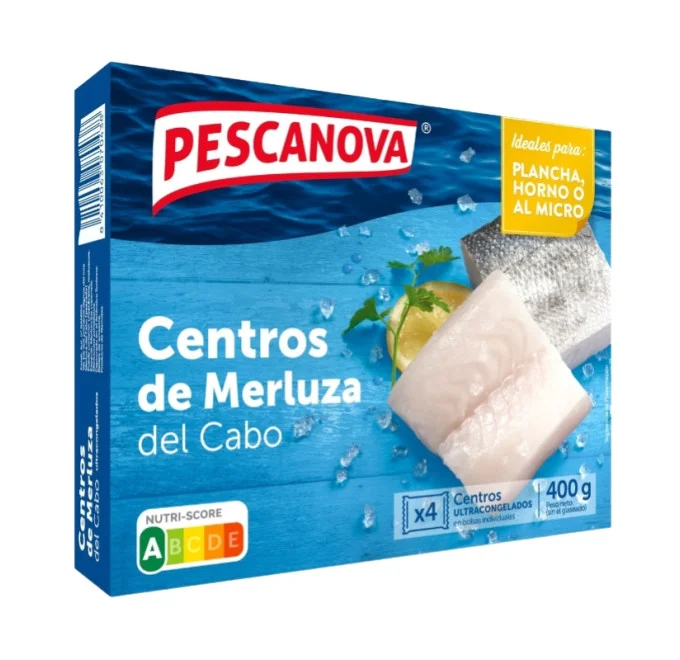 Centros de Merluza del Cabo con piel 400g