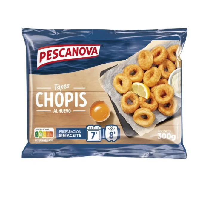 Chopis rebozados al Huevo 300g