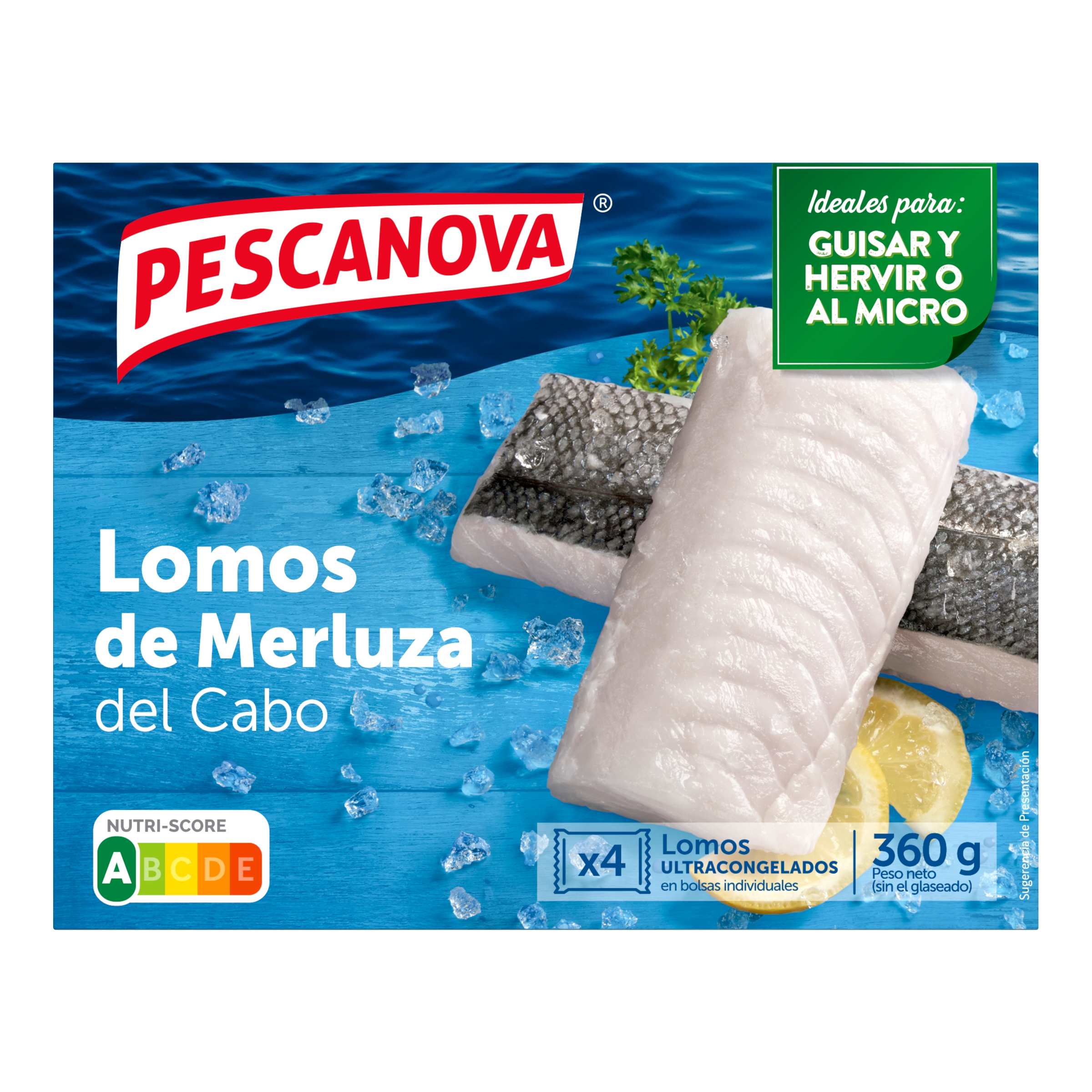 Lomos de merluza 400g