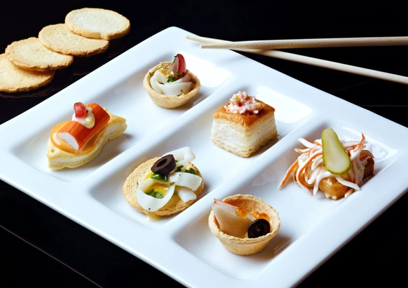 Canapés de surimi