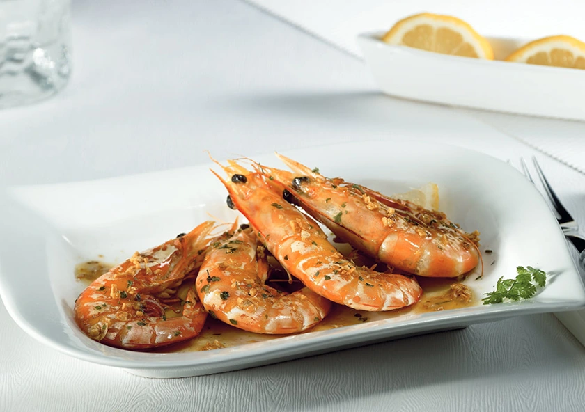 Langostinos al whisky