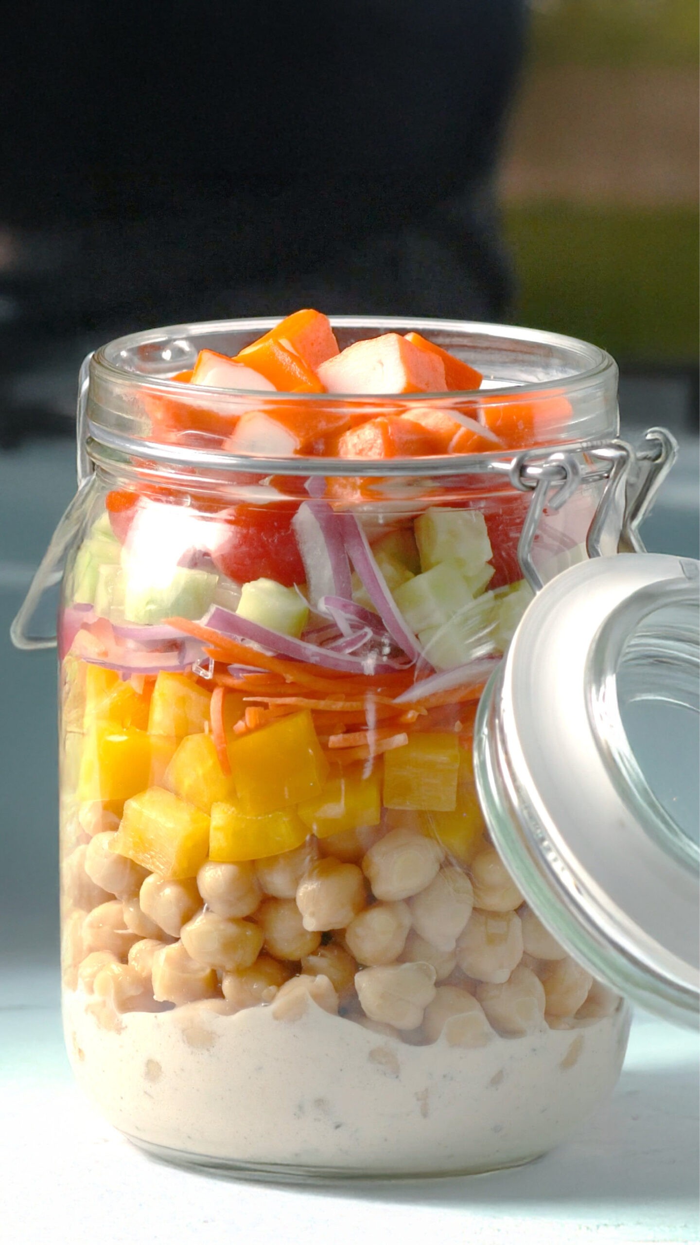 Ensalada en bote de langostinos o tronquitos de mar