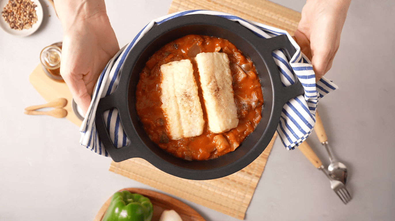 Bacalao con sanfaina